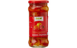 Neo Mixed Pepper (Pickled Vegetables)   Glass Jar  350 grams